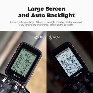 Ordenador de bicicleta inalámbrico impermeable GPS para bicicleta con retroiluminación automática pantalla LCD BT velocímetro odómetro para bicicleta de carretera Moun - Product Image 4