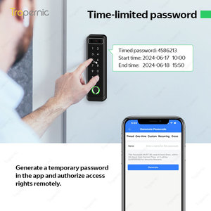 Productos de sistemas de control de acceso Tropernic Tuya TTlock biométrico de huellas dactilares inalámbrico Rfid sistema de acceso de control de puerta frontal - Product Image 4
