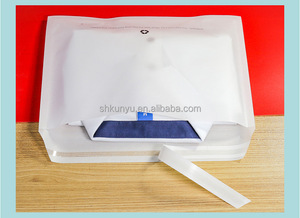 Thân thiện với môi Frosted glassine giấy kraft Túi bưu phẩm phân hủy sinh học phong bì cho quần áo bao bì và thực phẩm cho mail vận chuyển - Product Image 5