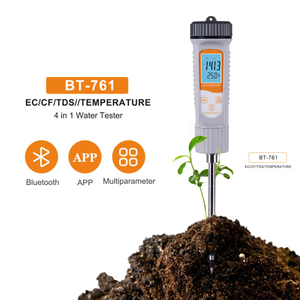 BT761 <strong>4</strong> <strong>in</strong> <strong>1</strong> Soil Tester EC/CF/TDS/TEMP Mobile APP Control Intelligent Soil Detector for Agricultural Planting - Product Image 4