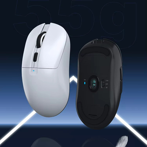 Vendita calda 6 pulsante programmabile Pixart sensore 3395 26000DPI mouse ricaricabile mouse da gioco wireless per computer