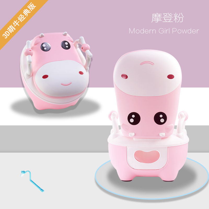 Vaca 3D Adorable Edición Rosa con Pincel (Versión Clásica)