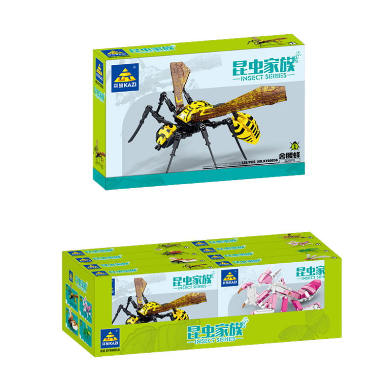 80056 Serie Insectos Voladores 1 juego 8 Cajas
