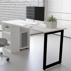Escritorio ejecutivo de diseño moderno para oficina comercial Estación DE TRABAJO ergonómica con particiones de oficina y mesas de ordenador - Product Image 3