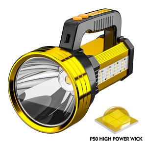 Đèn Rọi Cầm Tay Có Thể Sạc Lại Đèn Pha Đèn Rọi Câu Cá Tuần Tra Đèn Pin LED Sạc Khẩn Cấp Cắm Trại P50 - Product Image 5