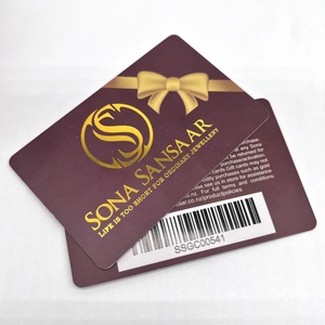 Impresión personalizada Información del sitio web Código de barras de plástico Código QR Descuento Tarjeta de lealtad de membresía con código de barras