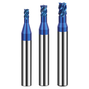 4-Blade 70HRC Tungsten çelik Altin kaplama ODM ve OEM özelleştirilebilir özel CNC kesici ile freze kesicisi CNC paslanmaz çelik - Product Image 6