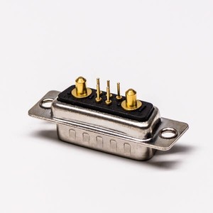 Conector D-SUB D SUB 7W2, Combo de estación, 7V2 DB, alimentación macho, orificio pasante para montaje PCB - Product Image 3
