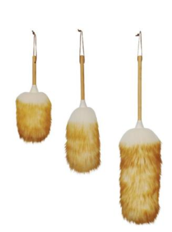 white with brown tip