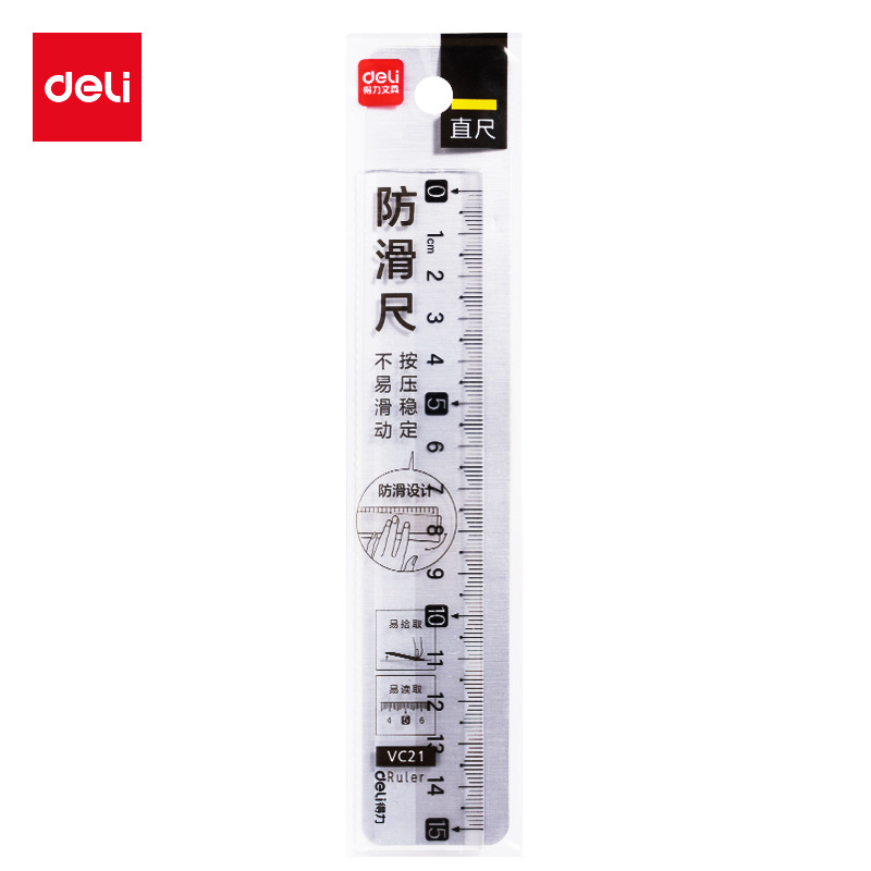 VC21 Transparent Ruler 15cm