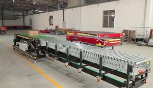 Automated Movable <strong>Container</strong> Truck Belt Flexible Roller Conveyor Elevator for <strong>Container</strong> Truck <strong>Loading</strong> <strong>and</strong> <strong>Unloading</strong> Equipment