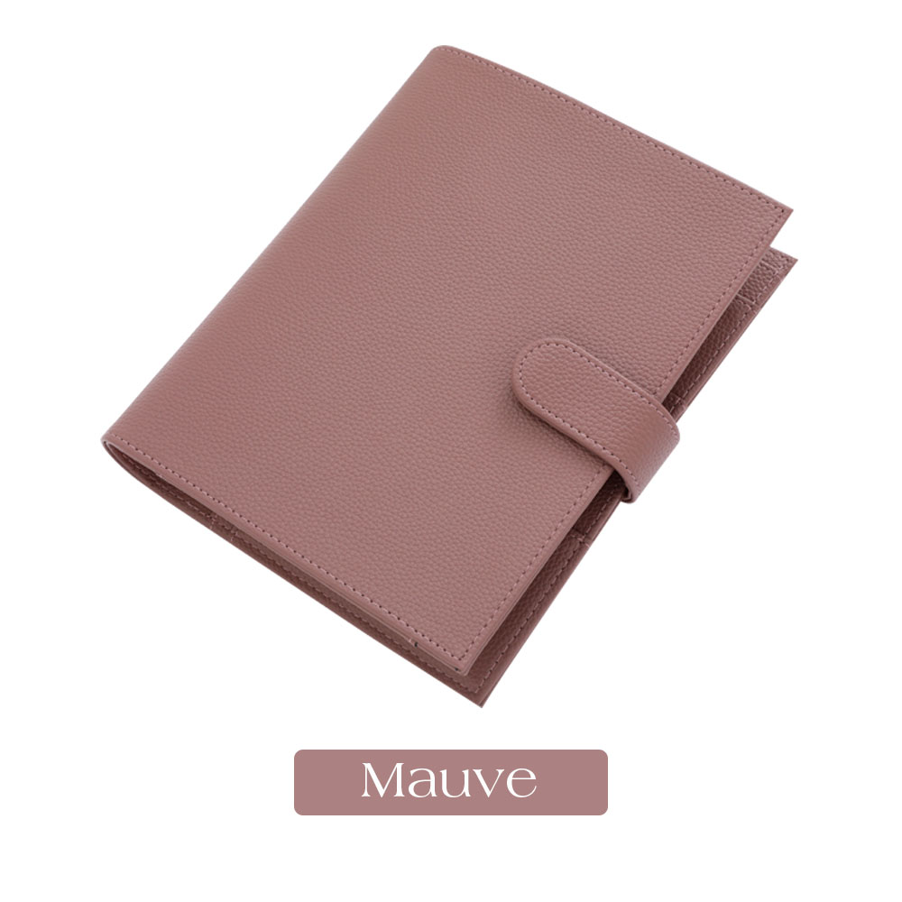 Mauve avec anneaux dorés