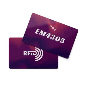工厂价格RFID 125KHz EM4305卡可编程智能卡 - Product Image 1