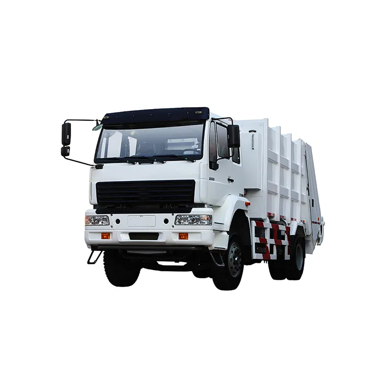 4X2 arka yükleyici atık toplamak belediye sanitasyon çöp kompaktörlü kamyon
