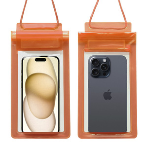 Three-layer Waterproof Phone Pouch Border Color Thin Lightweight High-transparency Waterproof Phone case