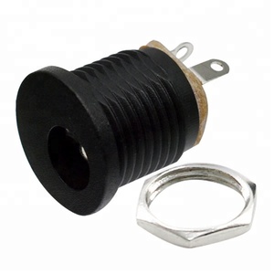 DC-022 <strong>5</strong>.5x2.1mm DC Power <strong>Jack</strong> Socket w Waterproof Cover - Product Image 4