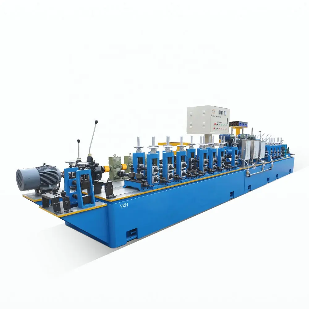 Machines for the production of metal pipes