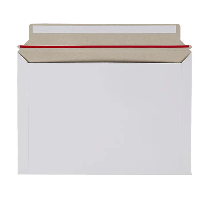 A3/C3 A4/C4 A5/C5 कठोर सफेद गत्ता लिफाफे मेलिंग शिपिंग गरज के साथ कागज लिफाफा और सील दस्तावेजों के लिए शिपिंग