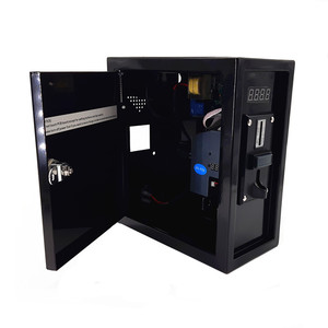 Di alta qualità 1-6 tipi di monete di temporizzazione 12V Timer di controllo scatola di metallo orientate all'esportazione scatola di monete Self-Service 1 anno di plastica inglese - Product Image 4