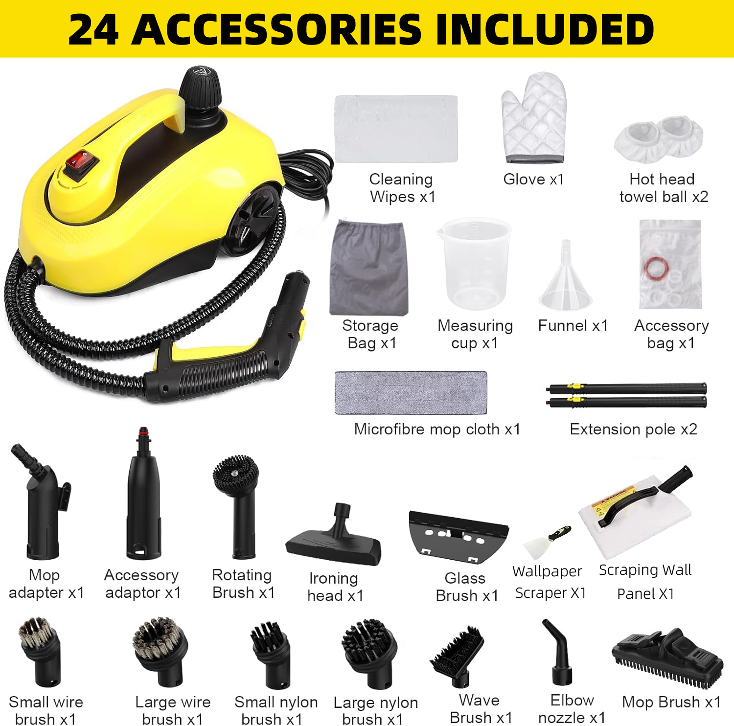 81010002-B 1800W 1,5L avec 24 accessoires