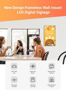 INSOVISION E Series 43'' 49'' 55'' ultra Thin <strong>LCD</strong> Advertising <strong>Display</strong> With Remote <strong>Control</strong> - Product Image 2