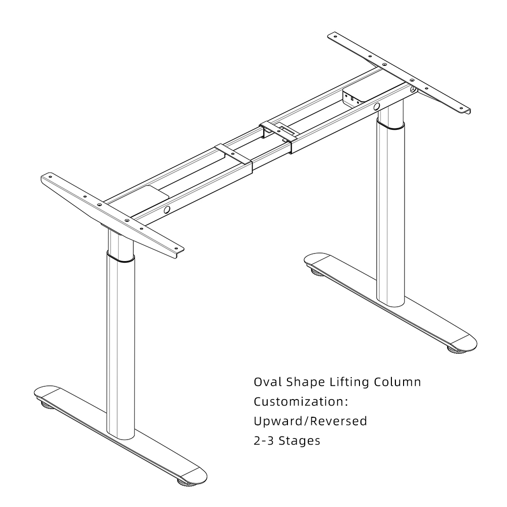 Standing Desk Frame-Oval