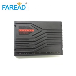 Chip RFID de 4 puertos 12dbi RJ45 TCP/IP Ethernet R2000 RS232 módulo lector RFID lector de puerta UHF de largo alcance para almacén de estacionamiento - Product Image 2