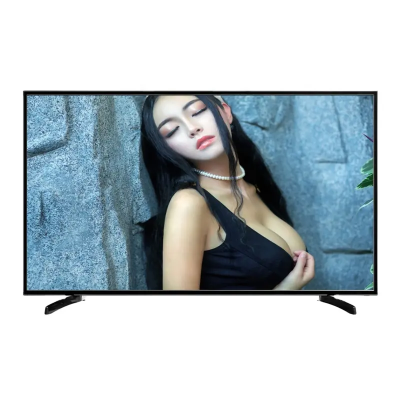 Televisión LCD Full HD de 55 pulgadas, televisión LED inteligente con Android, DVB-T2 integrado, Receptor Satélite Digital S2, venta al por mayor de fábrica