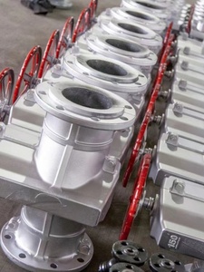 Flange Aluminium Alloy Manual 3" Tube Pinch <strong>Valves</strong> for Dn300