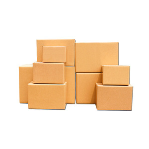 Kahverengi kraft karton kutu karton ambalaj oluklu küçük kutu ambalaj karton kutuları ambalaj için e-ticaret nakliye - Product Image 1