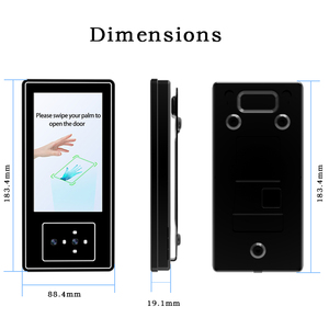 Dispositivo biometrico di controllo di accesso di riconoscimento della vena del palmo/del viso di WiFi 4G di visione notturna dispositivo di presenza della porta della rete Tcp/Ip