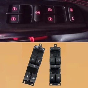 VWジェッタゴルフ用カーウィンドウスイッチマスターコントロールスイッチMK4SEAT LEON TOLEDO PASSATB5 2000 2001 2002 2003 2004 1J4959857 - Product Image 2