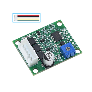 TZT DC 6-20V 60W12VブラシレスモータードライバーボードBLDCスピードコントローラー3相ガバナーホールレススイッチモジュール (ケーブル付き) - Product Image 1