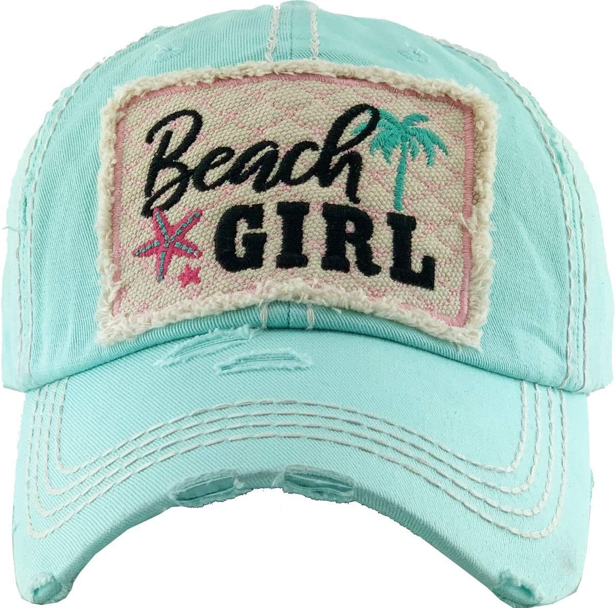 Fille de plage-menthe