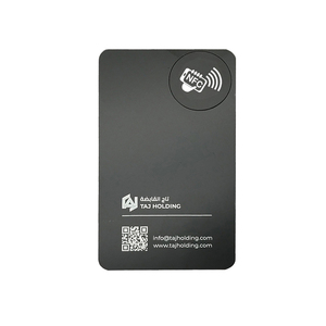 定制哑光黑色nfc金属名片NFC门禁金属卡RFID NFC不锈钢金属卡，带网址数据 - Product Image 1