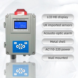 Rilevatore di perdita di gas di idrogeno solforato da parete monitor online H2S AC220V 110V
