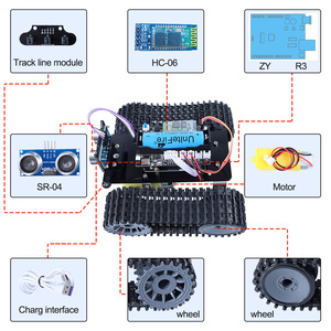 Programmier bares Smart Robot Car Kit Bildungs geschenk mit Gesten steuerung und Codierung funktionen STEM-Spielzeug für Kinder - Product Image 5