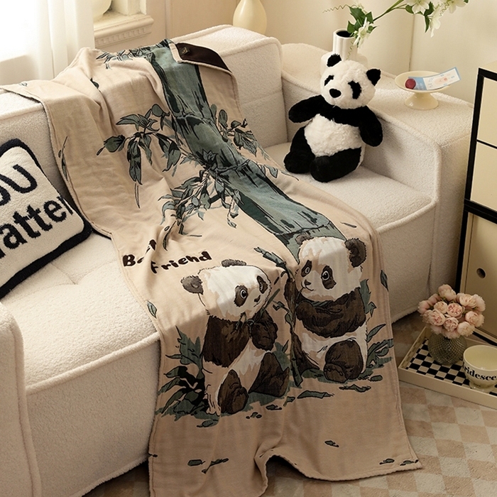 Four layers of gauze Panda cub