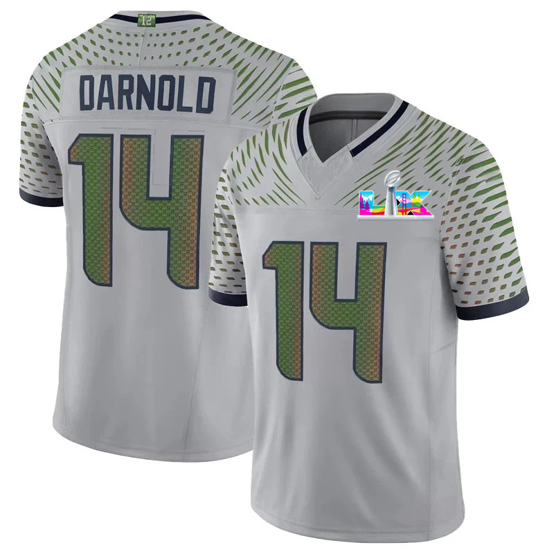 14 Rivalità Darnold Grigio+Patch