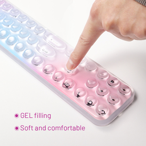 Alfombrilla de ratón para juegos de TPU transparente personalizada con reposamuñecas antideslizante impermeable Base de silicona alfombrilla de ratón para teclado numérico para oficina - Product Image 5