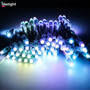 12mm <strong>DMX</strong>/WS2811 Addressable RGB Pixel <strong>String</strong> Lights IP67 Waterproof <strong>LED</strong> for Christmas &amp; Outdoor Decor - Product Image 6