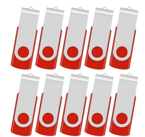ABLAZE USB 2.0闪存驱动器10包64GB Pendrive Zip驱动器大容量u盘挂绳旋转拇指电脑时尚笔设计数据存储 - Product Image 4