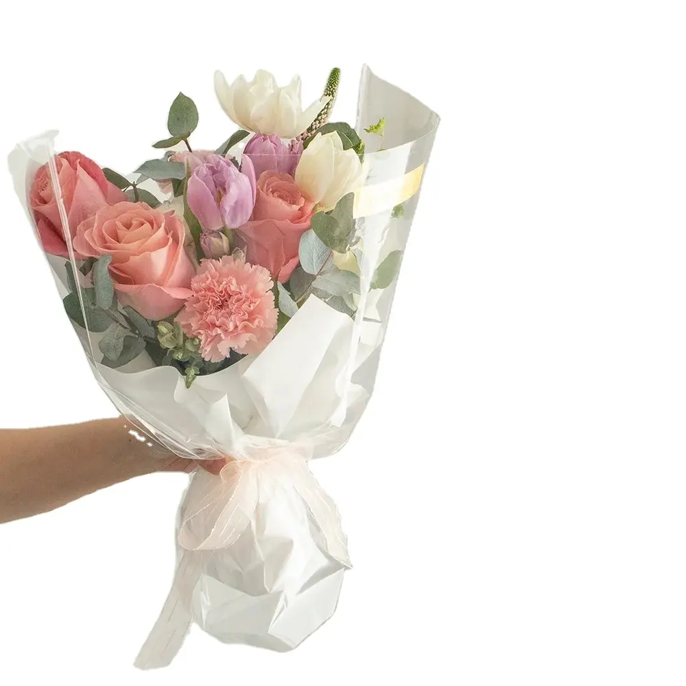 กระดาษแก้วโปร่งใสสำหรับห่อดอกไม้