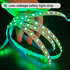 Özel yüksek lümen Dc 24v SMD 2835 RGBW esnek akıllı dim RGB renk değiştiren uzaktan kumanda ile Led ışık şerit - Product Image 6