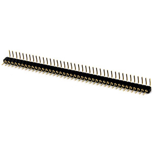 Round Hole Pin <strong>Header</strong> with 1.778mm Pitch H3.0 <strong>Headers</strong> Single Row 2-100pin 180 Degrees Straight Insert Connector