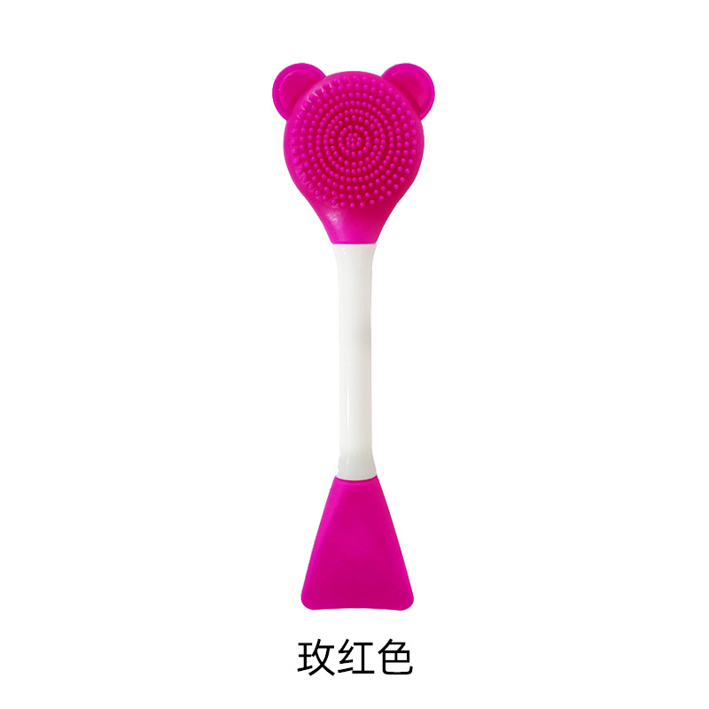Forme ours + forme couteau (oblique) - rose rouge