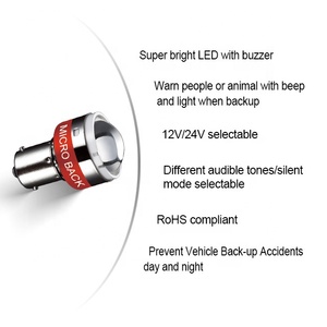Süper parlak 12V otomatik LED geri ışık ampuller bip araba Alarm sistemi ile yeni durum evrensel voltaj - Product Image 2