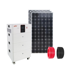 10000w ערכת פנל סולארי, כוח גנרטור 5KW off רשת 10kw בית אנרגיה סולארית עבור מערכת/ - Product Image 1