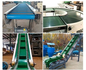 Línea de sistema transportador de carga de correa de cadena de rodillos de PVC automática - Product Image 4