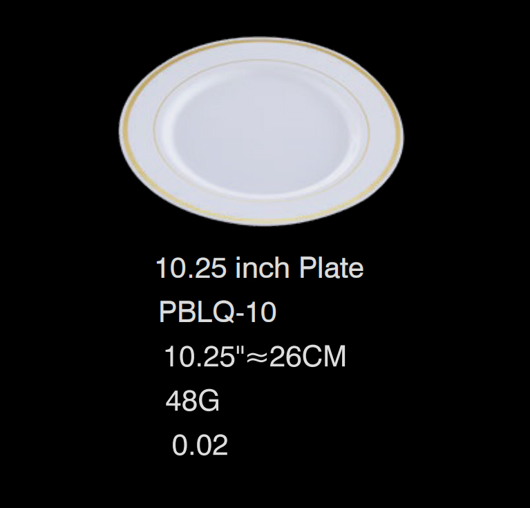Plato de 10.25 pulgadas